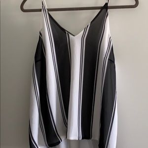Bebe open back top size M